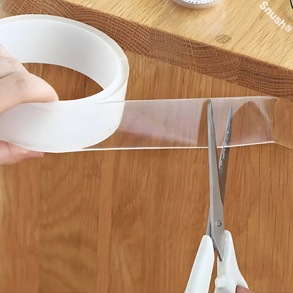 Snush® transparent geltejp kan klippas och formas efter behov